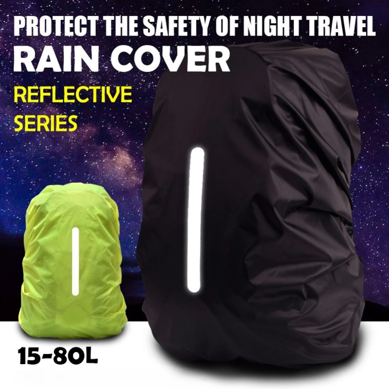 Camping Cooking Cover - 反射防水バックパックレインカバーアウトドアスポーツナイトサイクリング安全ライトレインカバーケースバッグアウトドアキャンプハイキング