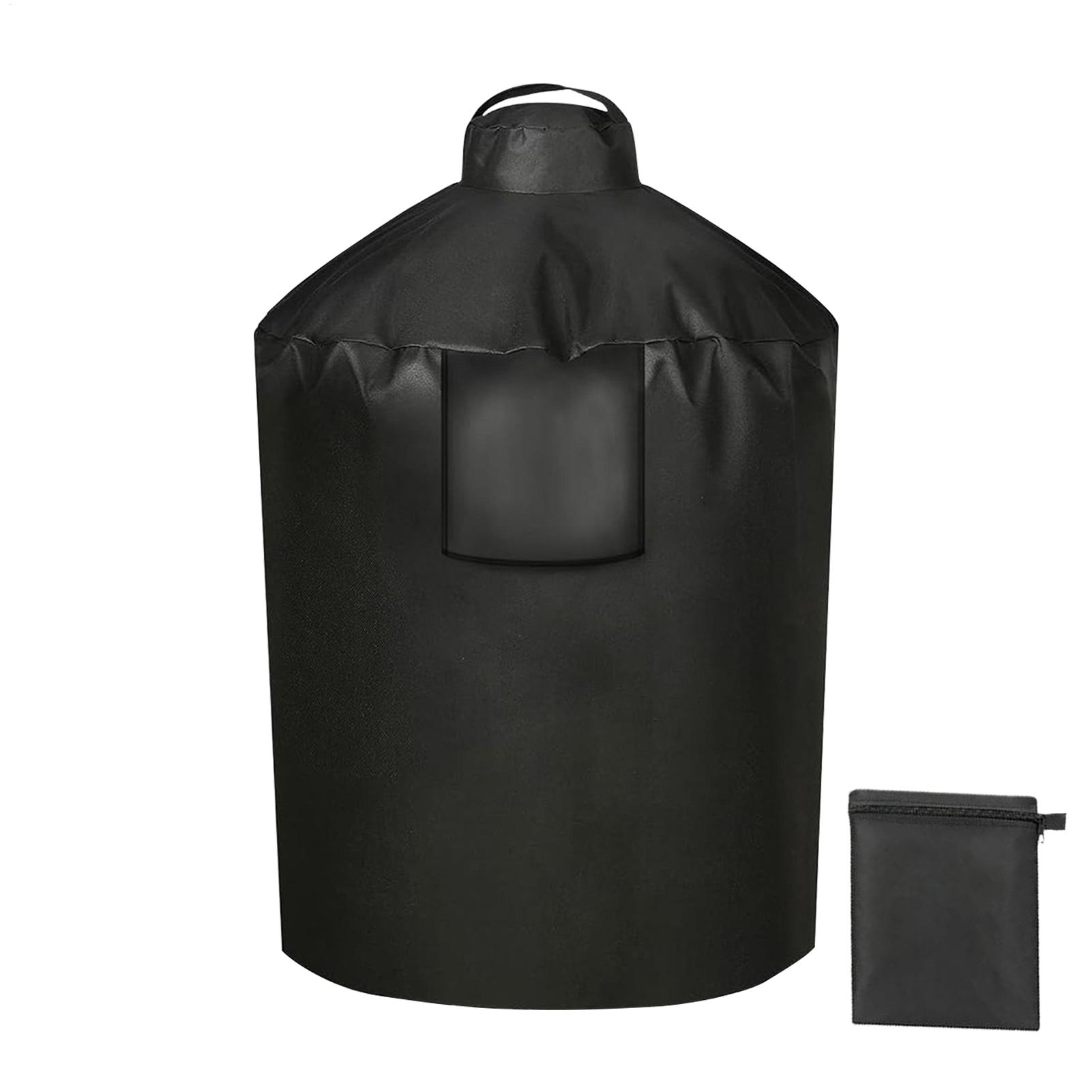 Camping Cooking Cover - グリル用カバー 210D オックスフォード調節可能なプロテクター防風バーベキューグリルカバー防水屋外キャンプグリルキッチン用