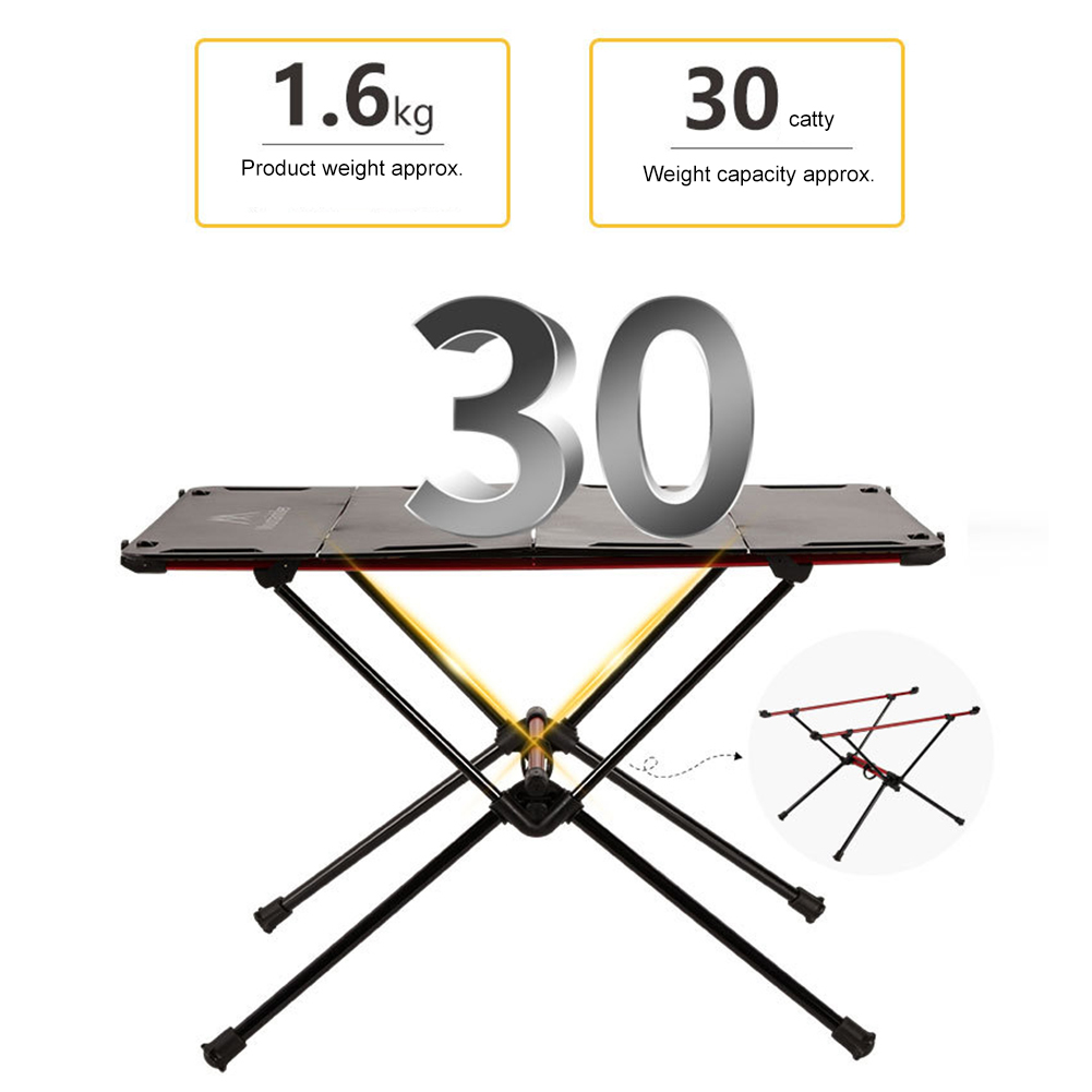 Camping Cooking Table Foldable - 折りたたみキャンプテーブル 軽量アウトドア折りたたみテーブル アルミ合金製折りたたみテーブル 多機能ビーチBBQクッキングテーブル