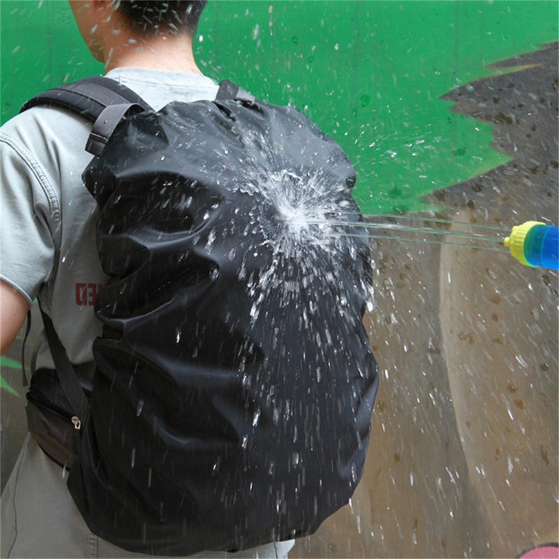 Camping Cooking Cover - 軽量防水バックパックレインカバー、伸縮性のある裾付き、コンパクトな旅行用防塵カバー、アウトドアキャンプ用デイパック用