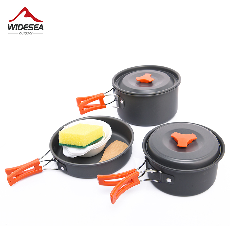 Camping Cooking Full Set - 幅の屋外キャンプ調理器具セット、食器、調理カトラリー、調理器具、調理器具、ハイキング、ピクニック、旅行用品、観光調理器、釣り