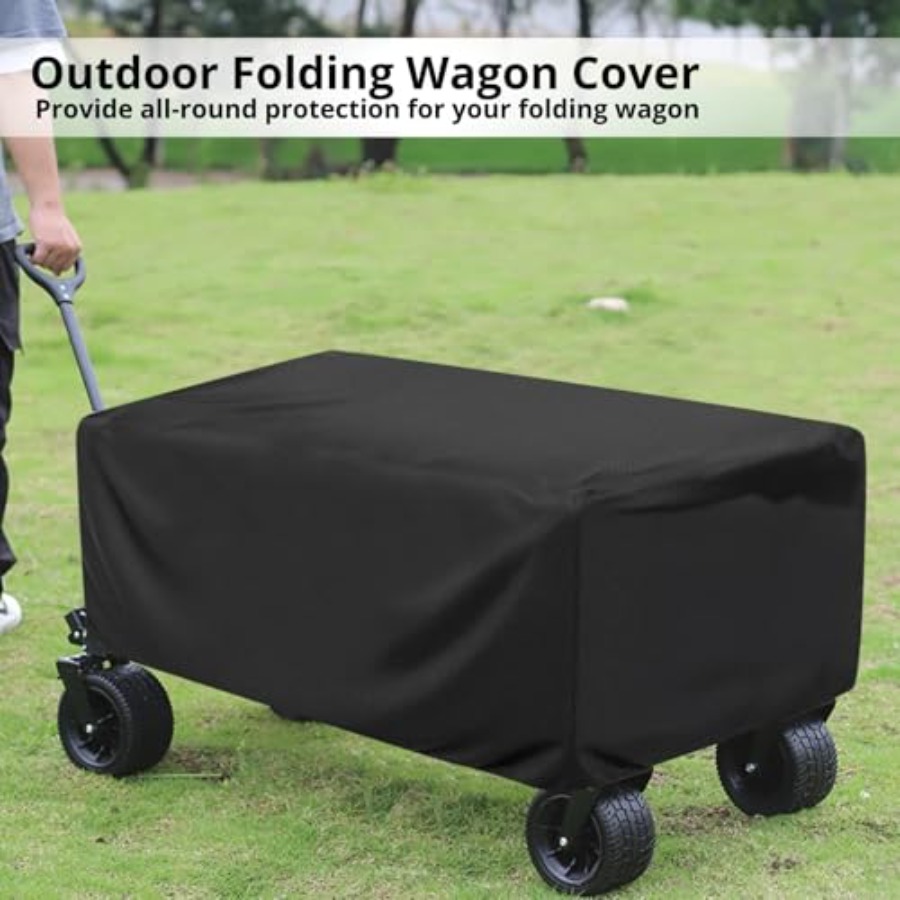 Camping Cooking Cover - 420D 折りたたみワゴンカバー 420D 屋外拡張布ケース防水防塵日焼け止め屋外キャンプ用ワゴンカートに適合