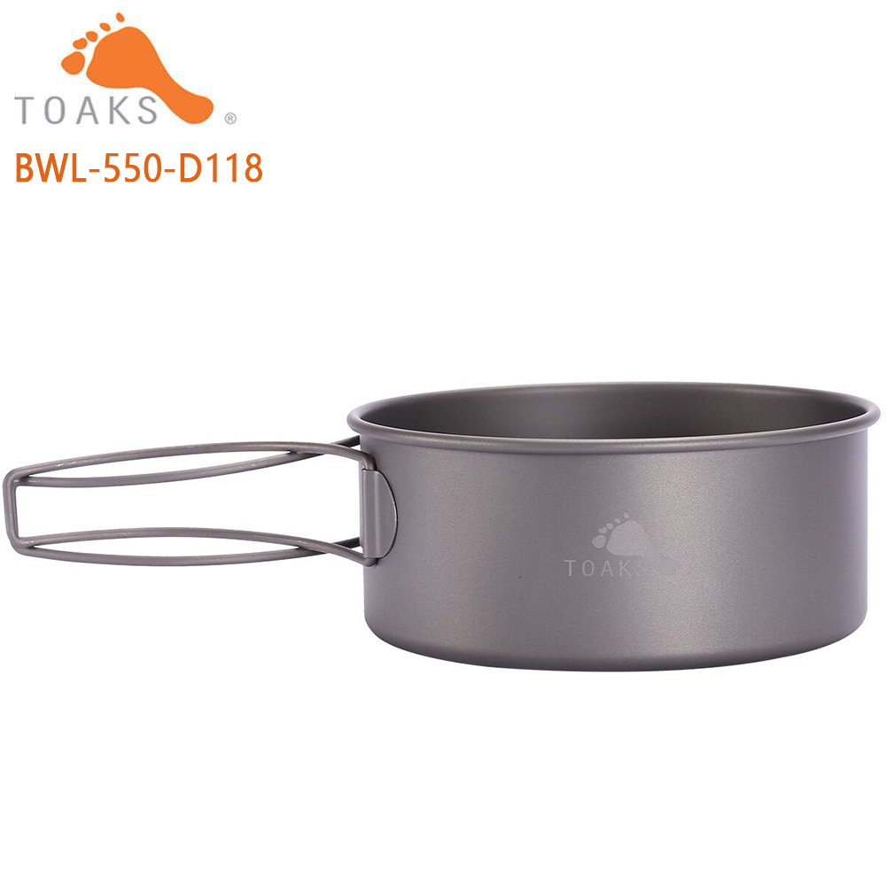 Toaks BWL-550折りたたみハンドル付きキャンプチタ - Camping Cooking Utensils Kit のレビューと価格