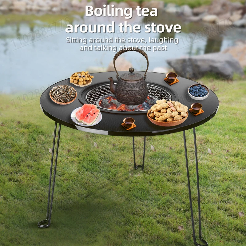 折りたたみ式携帯用禁煙バーベキューテーブル屋外パティオ韓国式 - Camping Cooking Table Foldable のレビューと価格