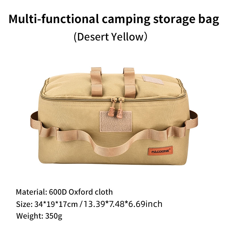 PACOONE ポータブルキャンプ収納バッグ多機能大容量ガス - Camping Cooking Survival のレビューと価格