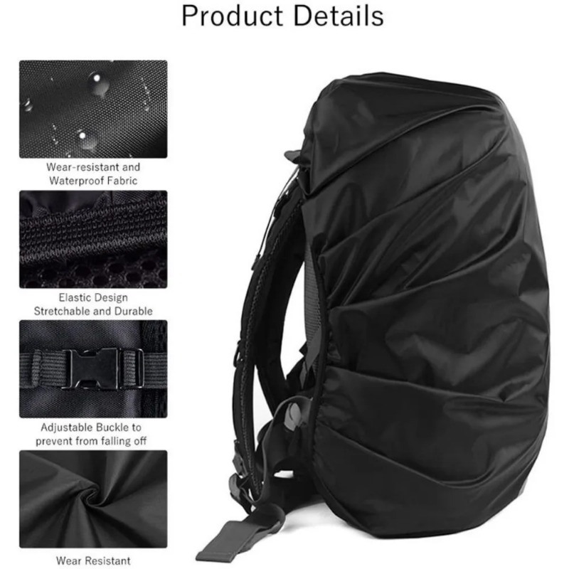 反射防水バックパックレインカバーアウトドアスポーツナイトサイ - Camping Cooking Cover のレビューと価格