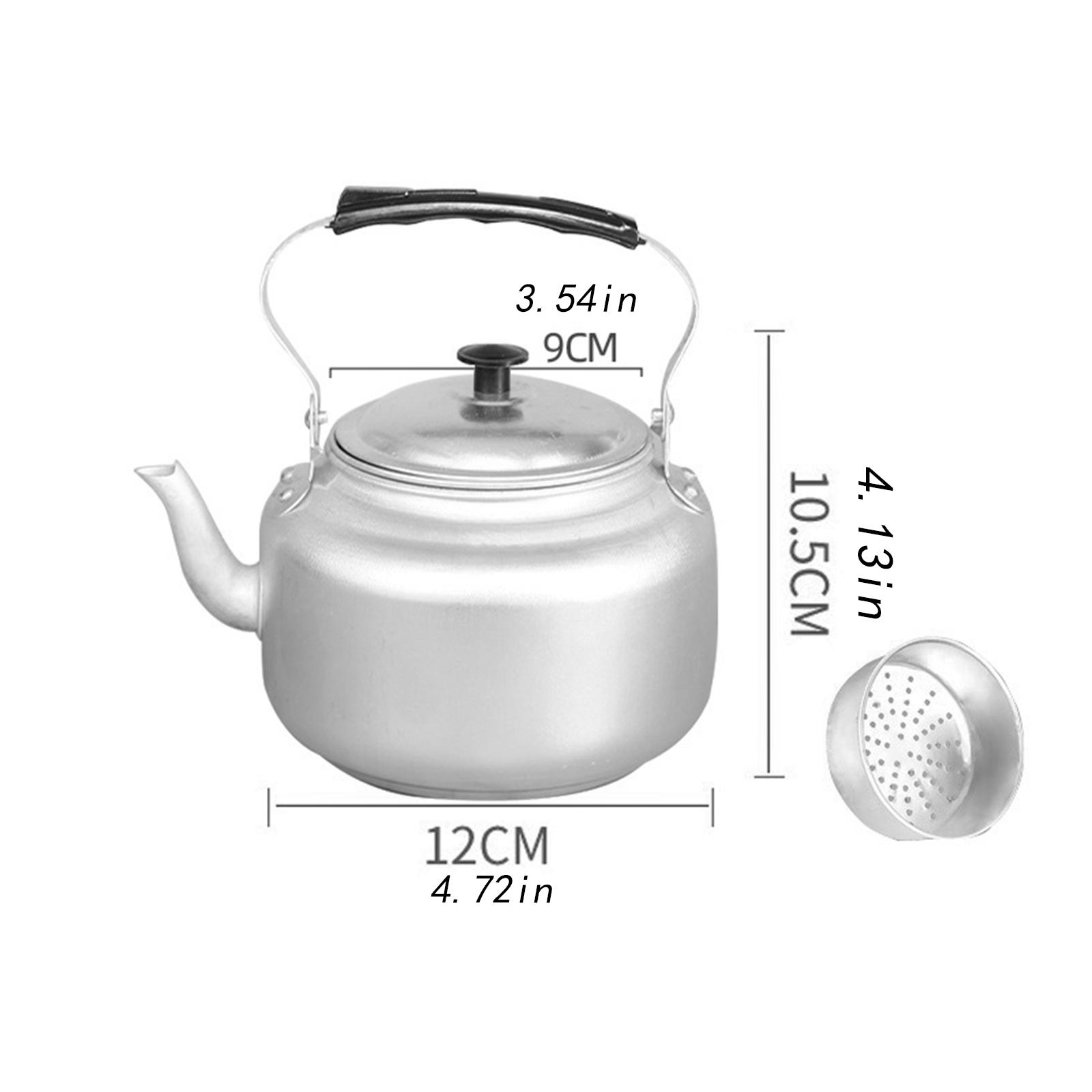 大容量アルミ製ティーポット、厚手のウォーターケトル、キャンプ - Camping Cooking Pot Large のレビューと価格