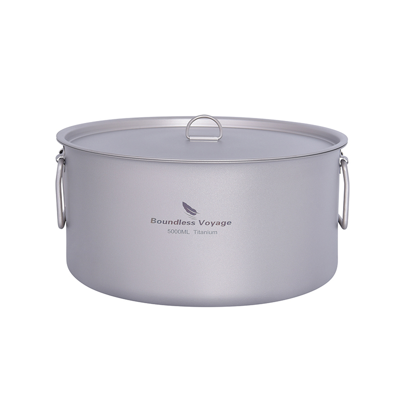 寝袋のない方-ポータブルチタンポット、大容量、屋外、ハイキン - Camping Cooking Pot Large のレビューと価格