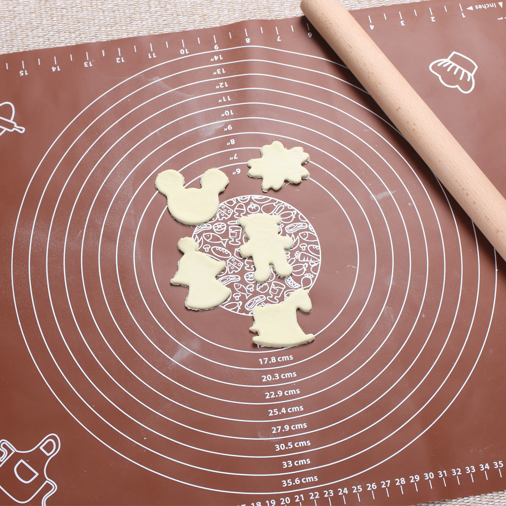 5サイズベーキングローリングマットシリコンパッドシート生地パ - Camping Cooking Mat のレビューと価格
