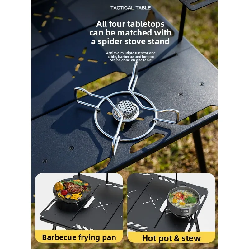 アルミ合金折りたたみテーブル、屋外折りたたみポータブルテーブ - Camping Cooking Table Foldable のレビューと価格