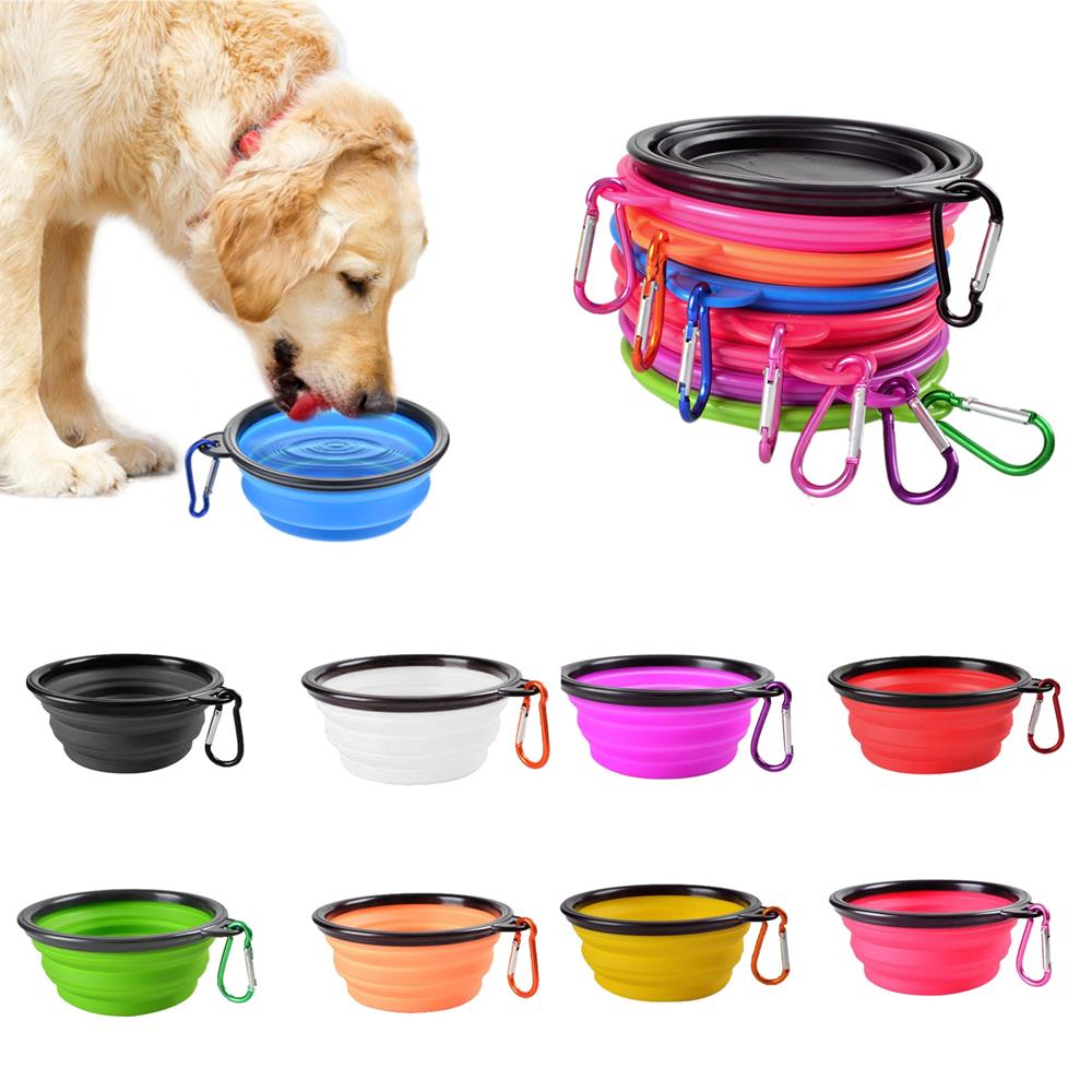 折りたたみ式ペット用シリコン製犬用フード・水飲みボウル、屋外 - Camping Cooking Bowl のレビューと価格