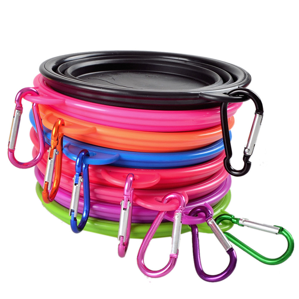 折りたたみ式ペット用シリコン製犬用フード・水飲みボウル、屋外 - Camping Cooking Bowl のレビューと価格