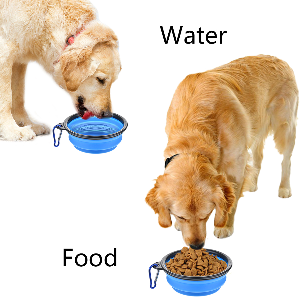 折りたたみ式ペット用シリコン製犬用フード・水飲みボウル、屋外 - Camping Cooking Bowl のレビューと価格