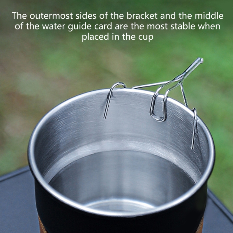 スチールコーヒースパウトコントロール継手はポータブルコーヒー - Camping Cooking Bowl のレビューと価格