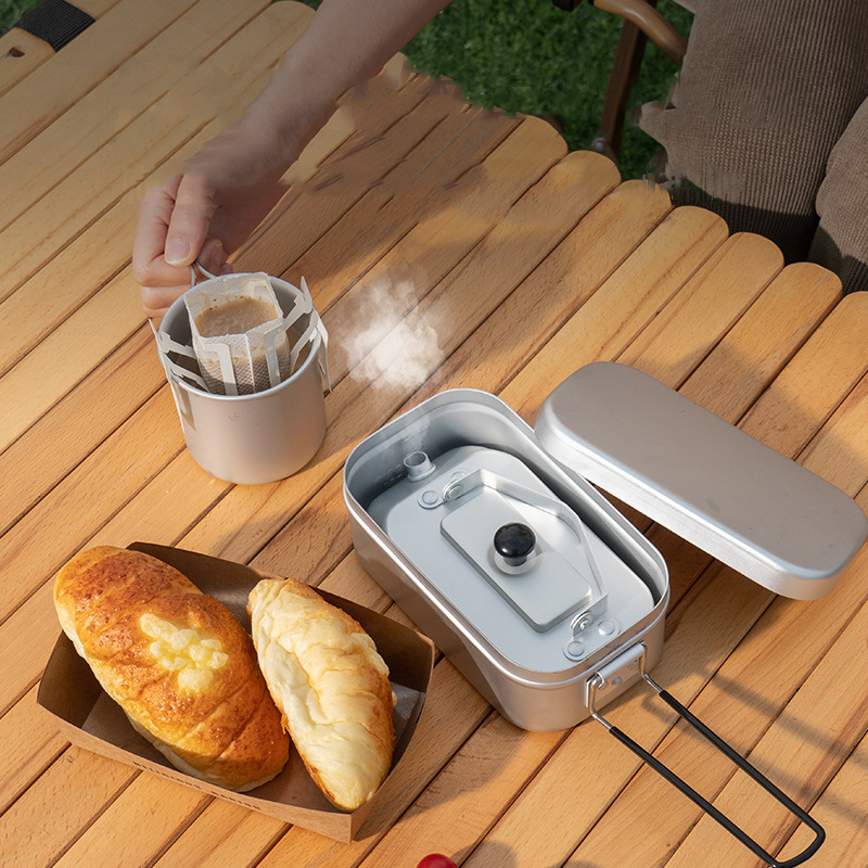 超軽量ポータブルピクニックケトル、キャンプティーポット、コー - Camping Cooking Full Set のレビューと価格