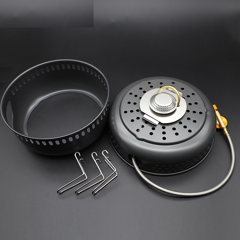 キャンプ用ガスストーブ アルコールストーブ 調理鍋 オプショ - Camping Cooking Full Set のレビューと価格