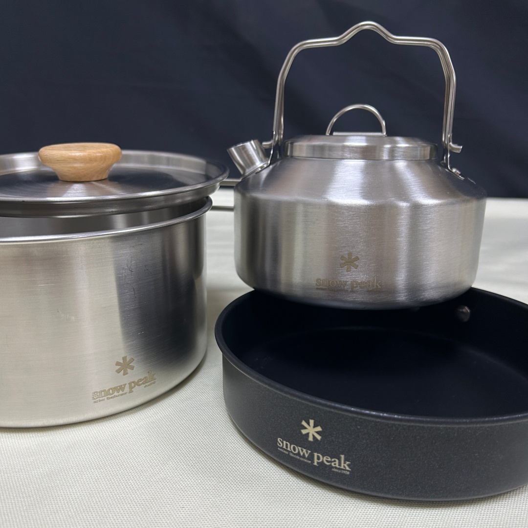 スノーピーク ステンレス製キャンプ用調理器具 ポータブルノン - Camping Cooking Snow のレビューと価格