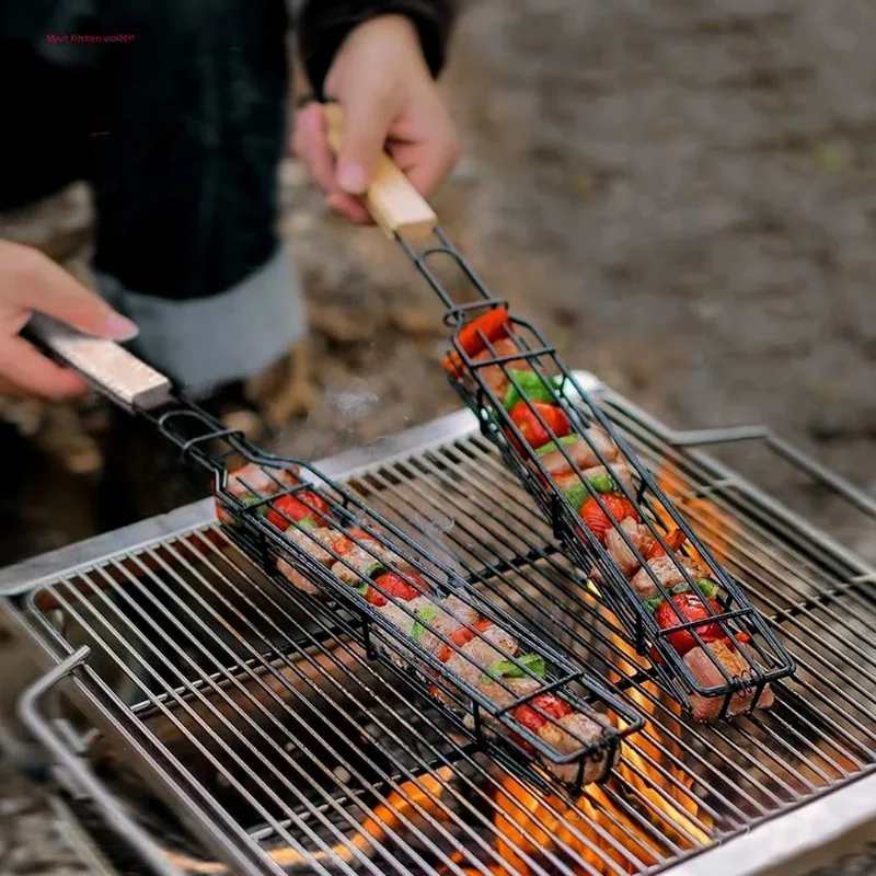 2/3個入りグリルバスケット ステンレス製グリルバスケット  - Nesting Camping Cooking Set のレビューと価格