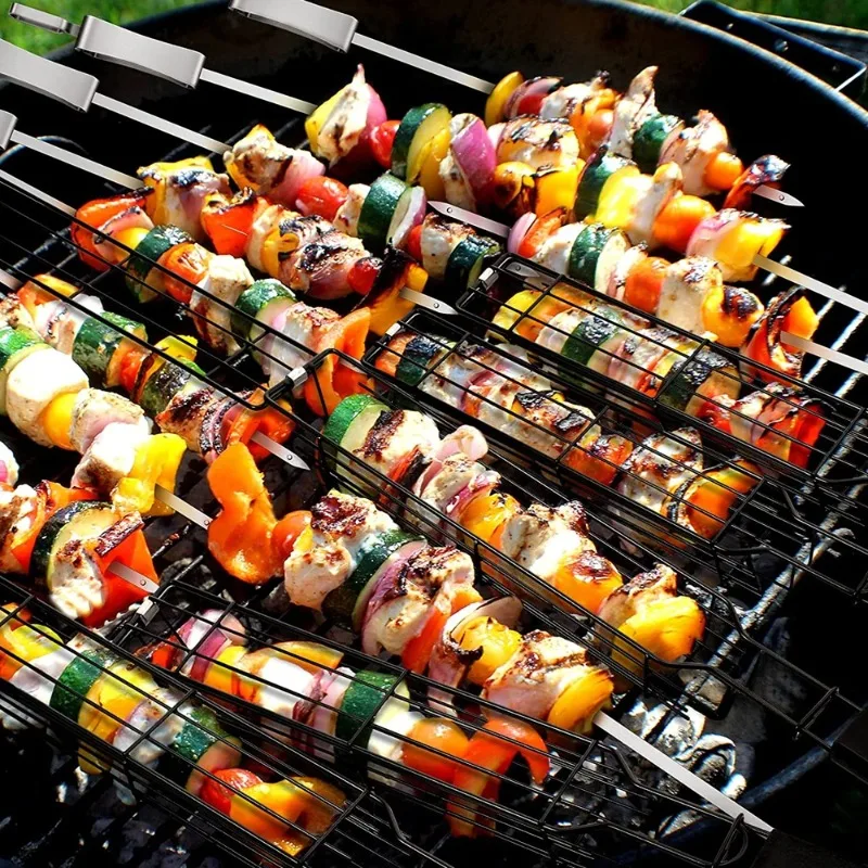 2/3個入りグリルバスケット ステンレス製グリルバスケット  - Nesting Camping Cooking Set のレビューと価格