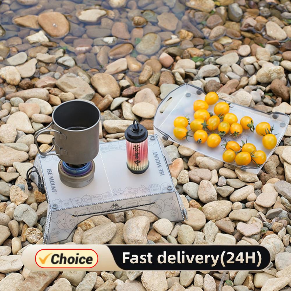 ポータブル折りたたみミニキャンプテーブル超軽量屋外キャンプテ - Camping Cooking Table Foldable のレビューと価格