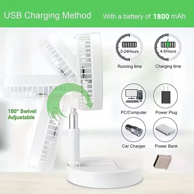ホットポータブル折りたたみ式デスクトップファンUSB Typ - Camping Cooking Table Foldable のレビューと価格