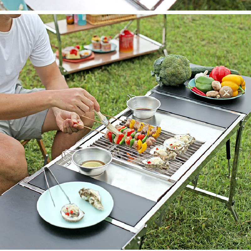 SmiloDon IGT バーベキューストーブ 1 ユニット - Camping Cooking Table Foldable のレビューと価格