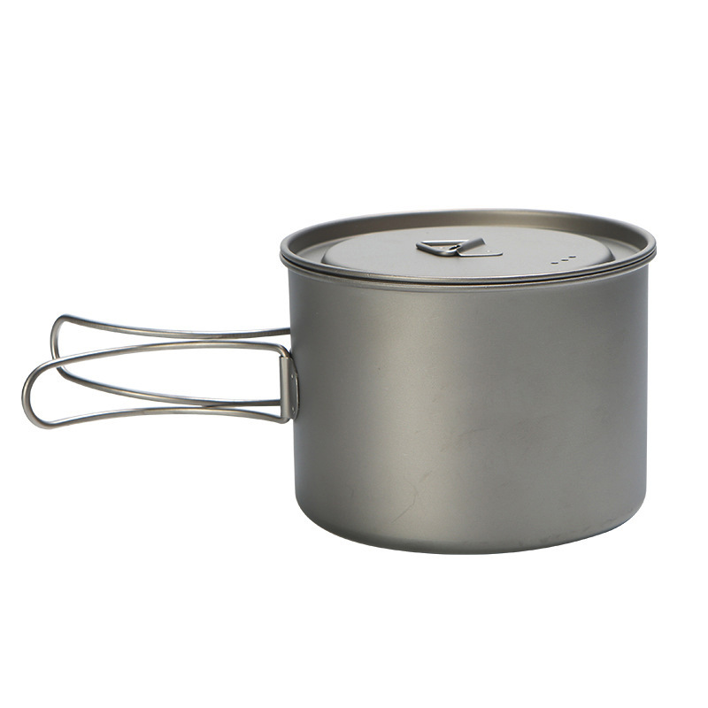 吊り下げハンドル付きチタン調理鍋,ポータブル,キャンプ,ピク - Camping Cooking Utensils Kit のレビューと価格