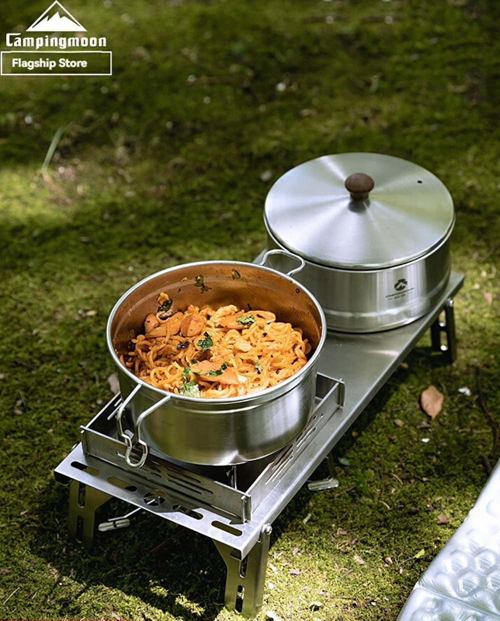 ハイキング用軽量ポットセット、アウトドアキャンプ、水の沸騰、 - Camping Cooking Snow のレビューと価格