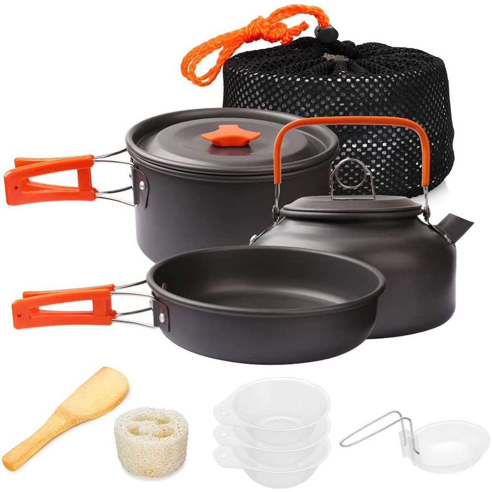 1 ピース/1 セットキャンプ調理器具キット屋外調理セットア - Camping Cooking Full Set のレビューと価格