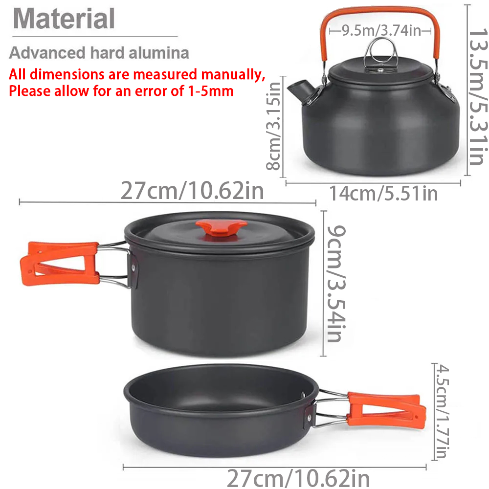 1 ピース/1 セットキャンプ調理器具キット屋外調理セットア - Camping Cooking Full Set のレビューと価格