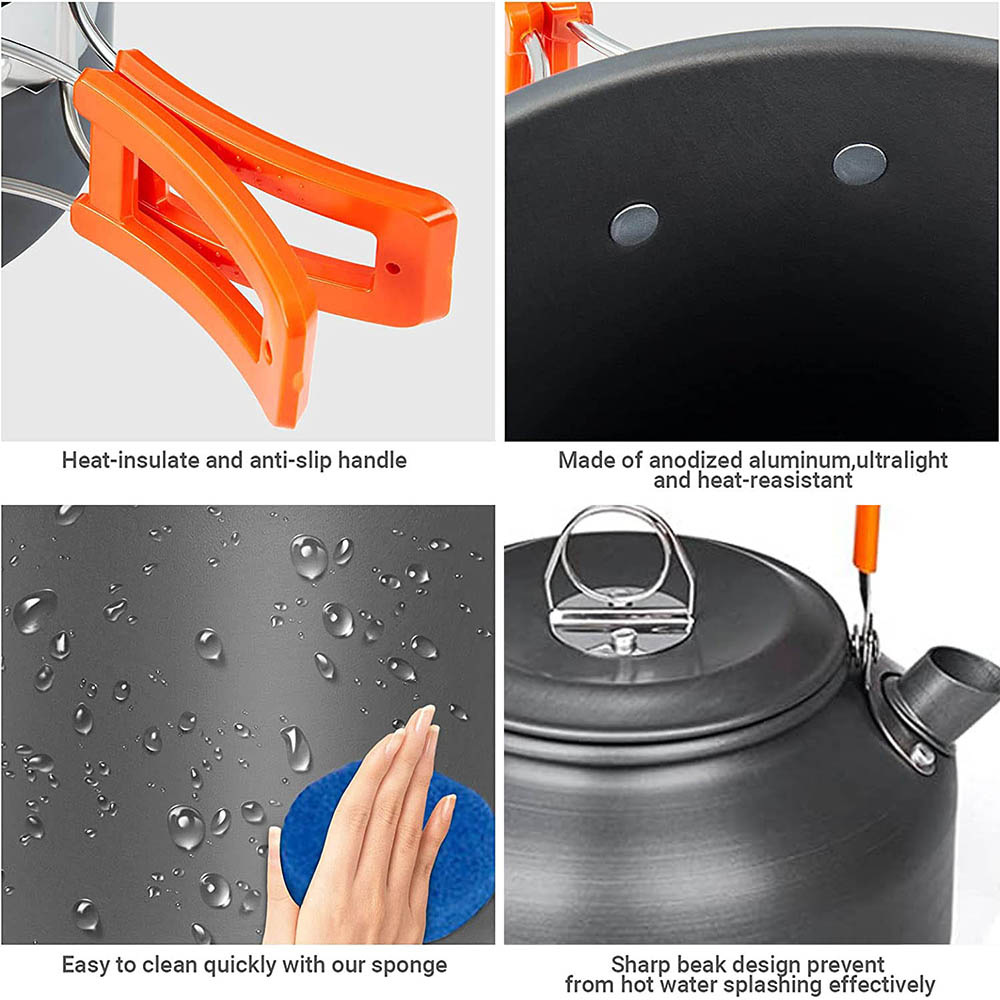 1 ピース/1 セットキャンプ調理器具キット屋外調理セットア - Camping Cooking Full Set のレビューと価格