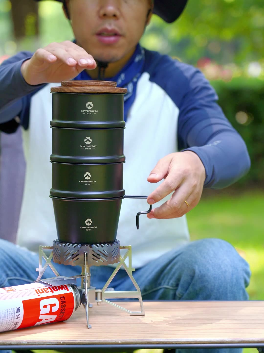 Bks362 ステンレススチール チタンメッキ キャンプ ピ - Camping Cooking Snow のレビューと価格