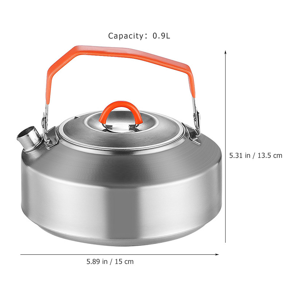 ステンレス製キャンプ用ティーケトル 大容量 耐摩耗性 アウト - Camping Cooking Pot Large のレビューと価格
