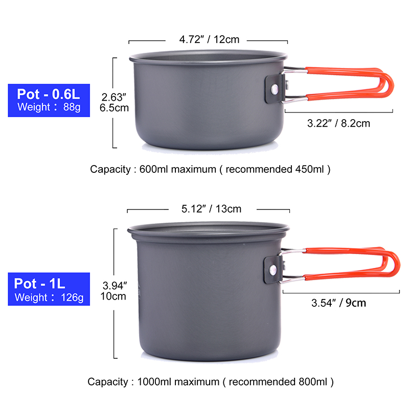 幅のキャンプ用調理器具セット、屋外食器用品用品、バーナースト - Camping Cooking Full Set のレビューと価格