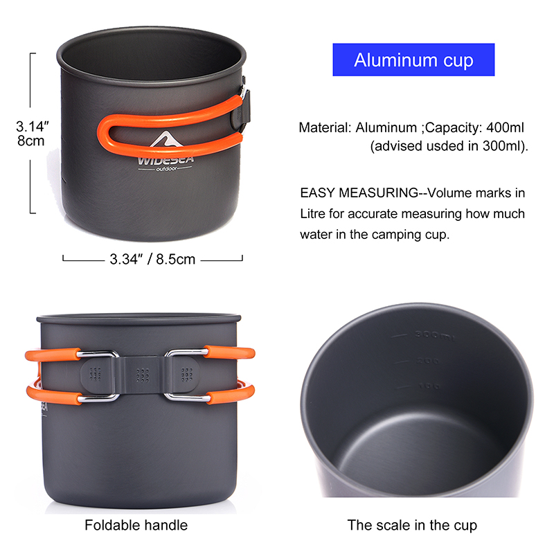 幅のキャンプ用調理器具セット、屋外食器用品用品、バーナースト - Camping Cooking Full Set のレビューと価格