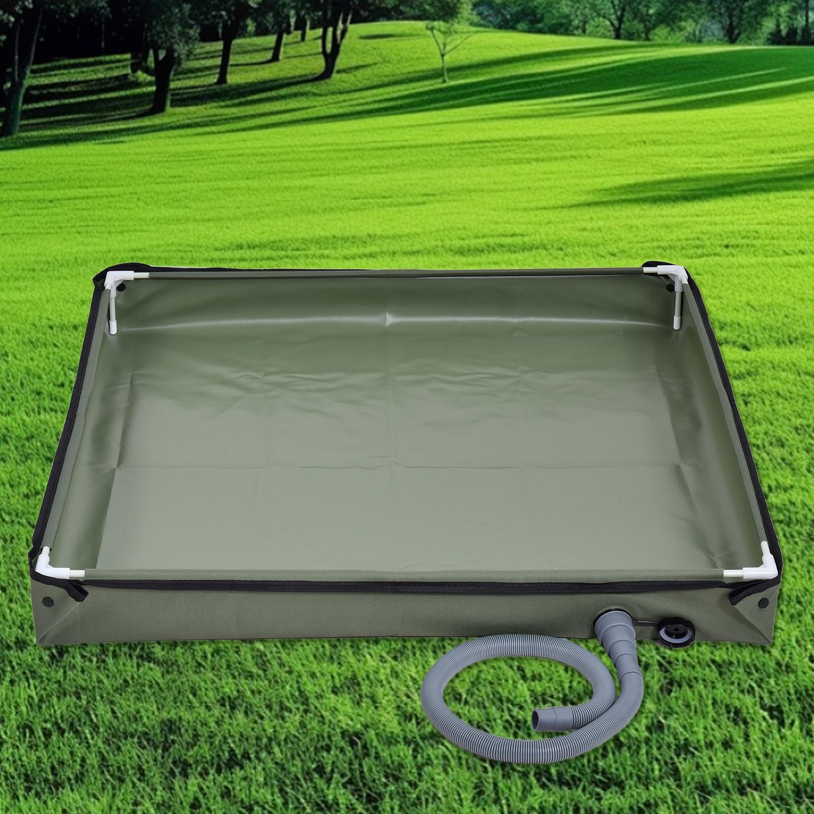 キャンプ用シャワーテントフロアベース、屋外テントシャワートレ - Camping Cooking Survival のレビューと価格