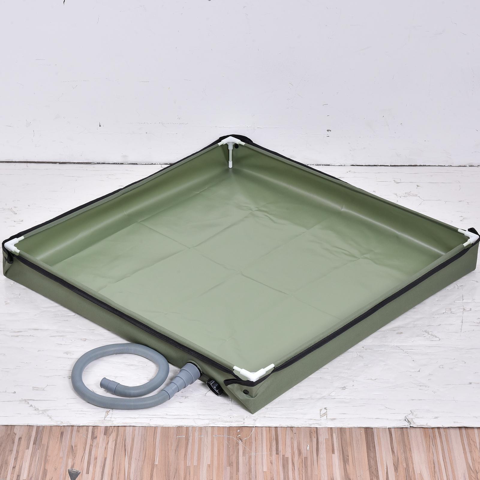 キャンプ用シャワーテントフロアベース、屋外テントシャワートレ - Camping Cooking Survival のレビューと価格