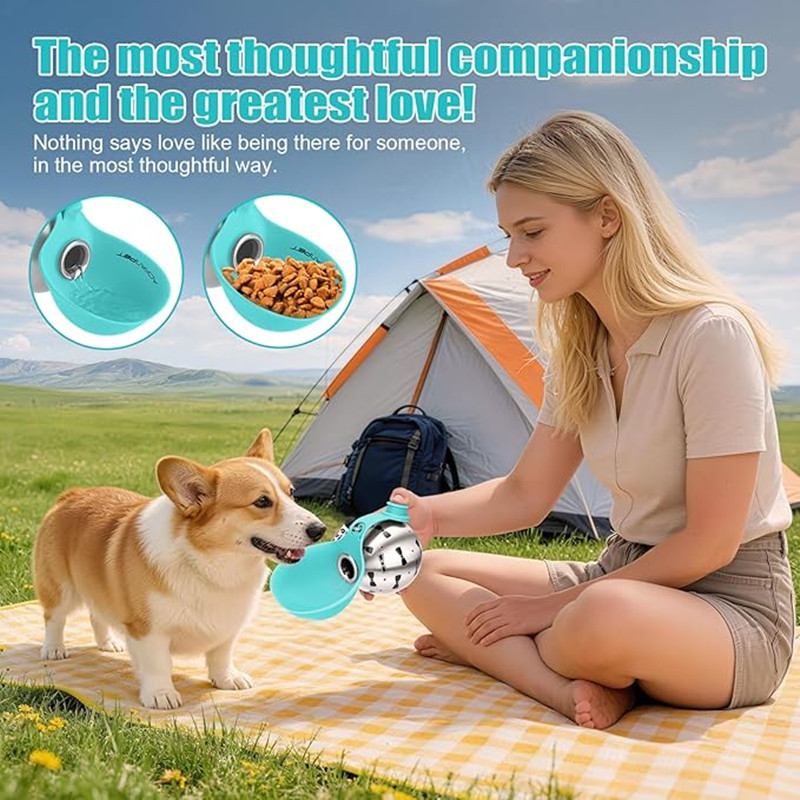 携帯用犬猫ウォーターボトル、ステンレス製旅行用ウォーターディ - Camping Cooking Bowl のレビューと価格