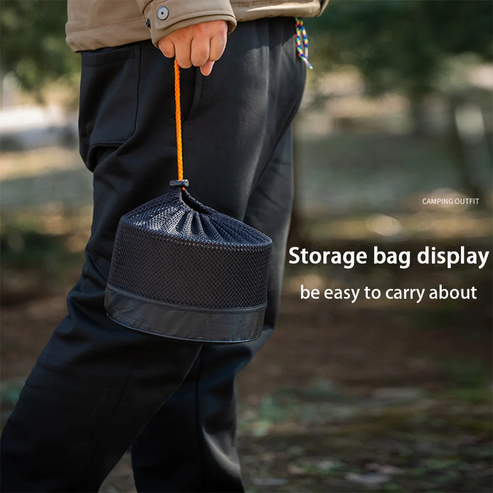 大容量ノンスティックキャンプクッキングキット（3～4人用）ポ - Nesting Camping Cooking Set のレビューと価格