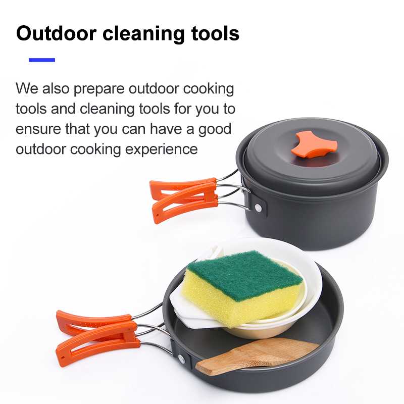幅の屋外キャンプ調理器具セット、食器、調理カトラリー、調理器 - Camping Cooking Full Set のレビューと価格