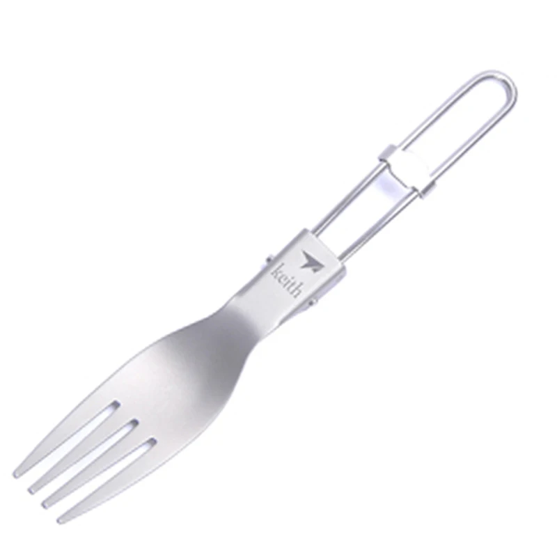 キース屋外チタン折りたたみスプーンスポークナイフフォークセッ - Camping Cooking Full Set のレビューと価格