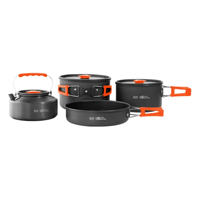 キャンプ調理器具セットアウトドアクッキング超軽量アルミポット - Camping Cooking Basket のレビューと価格