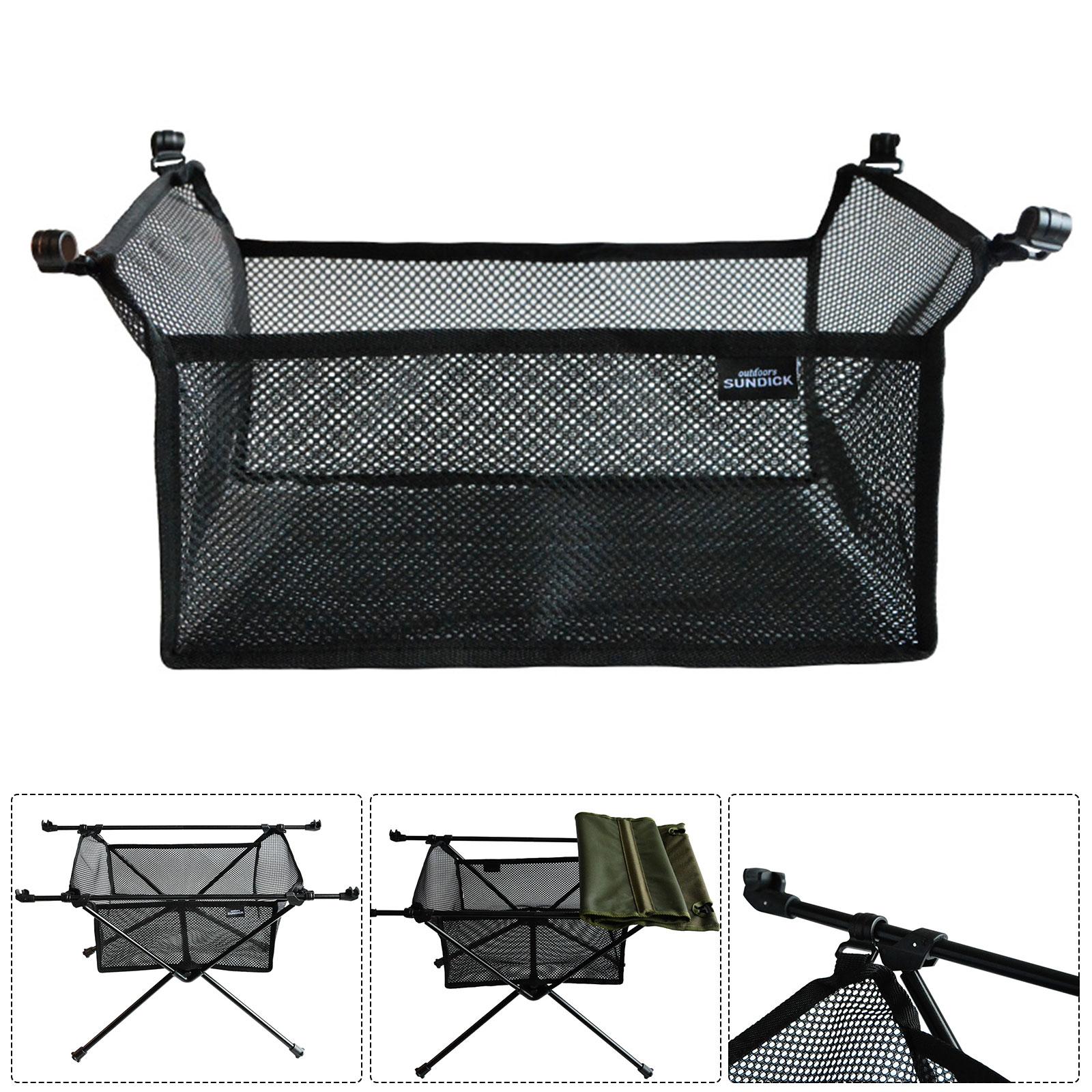 キャンプ用折りたたみテーブル収納ネットバッグ メッシュバスケ - Camping Cooking Basket のレビューと価格