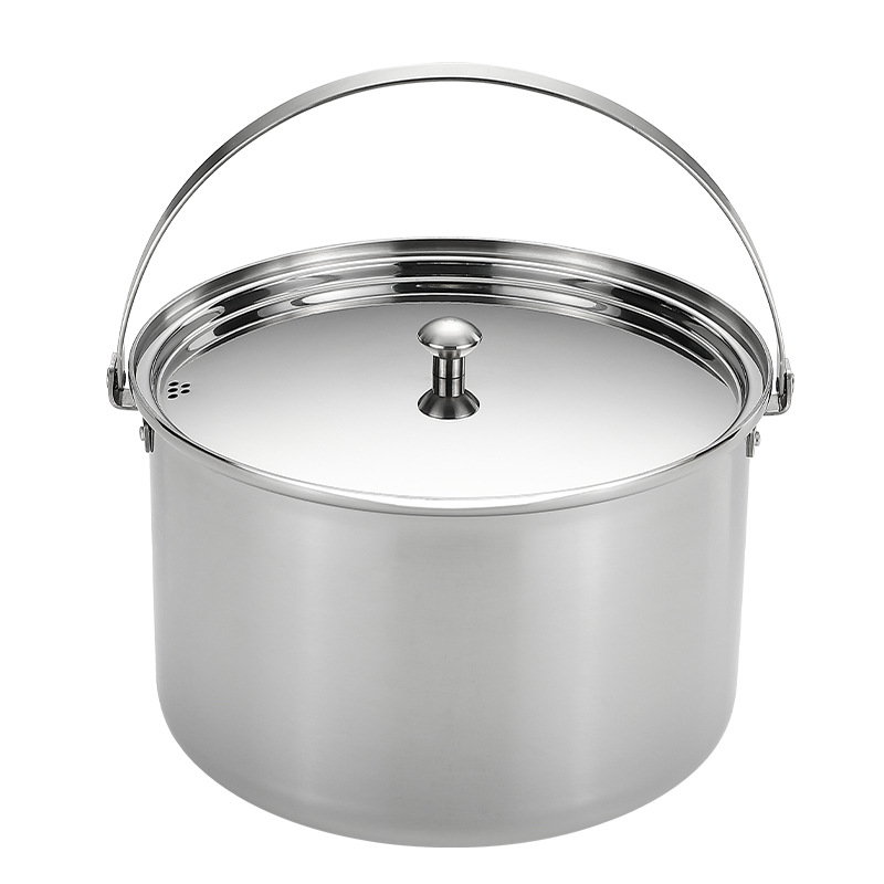 CAMPINGMOON CC-24 ステンレス製大容量5.9 - Camping Cooking Pot Large のレビューと価格