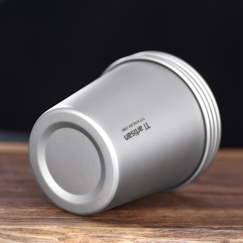 200 ミリリットルチタン単層屋外キャンプカップポータブルコ - Camping Cooking Survival のレビューと価格