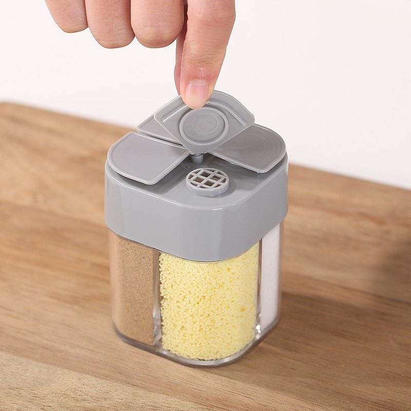 4 in 1 プラスチックディスペンサー キャンプスパイスコ - Camping Cooking Full Set のレビューと価格