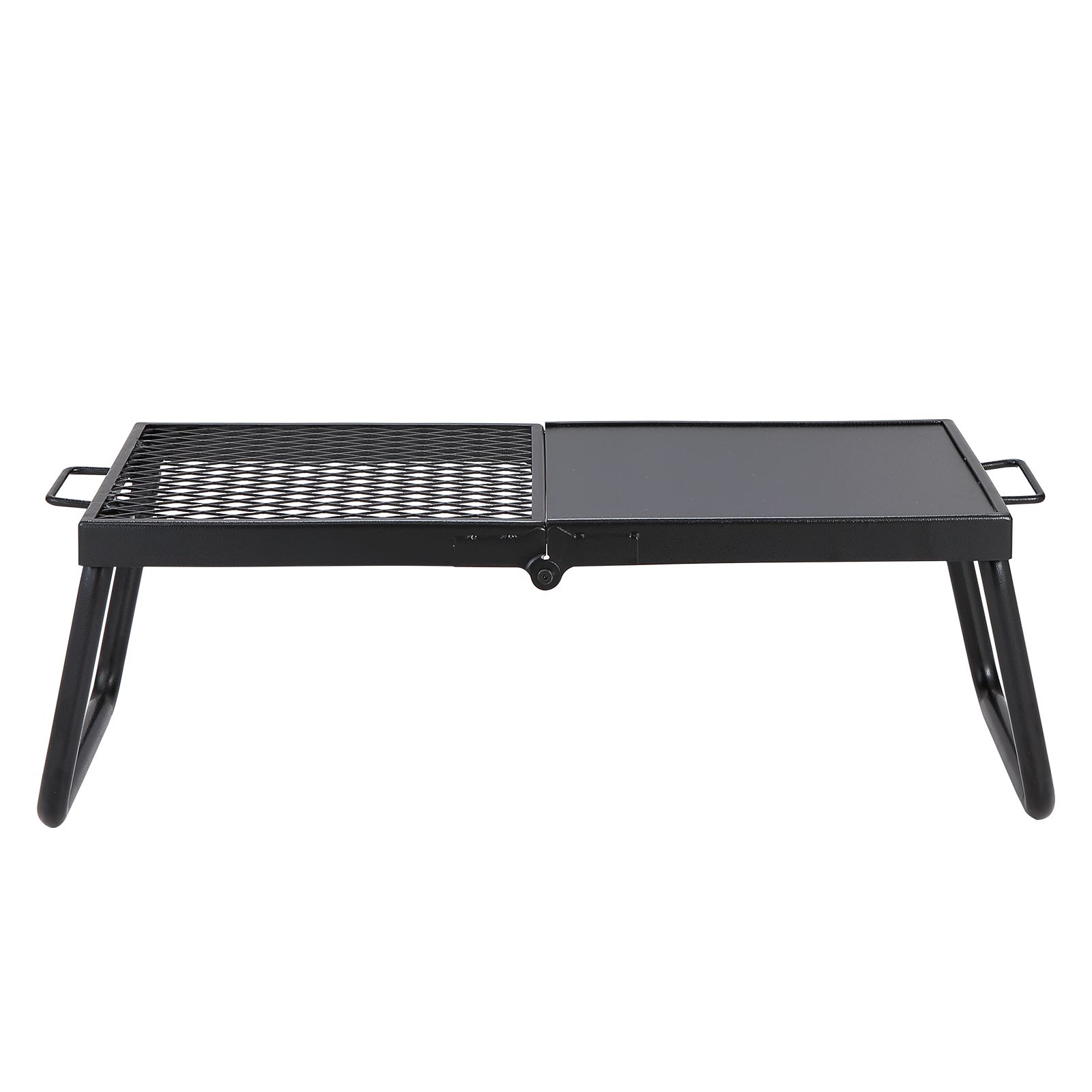 折りたたみ式キャンプファイヤーグリル、頑丈なスチールメッシュ - Camping Cooking Over Fire のレビューと価格