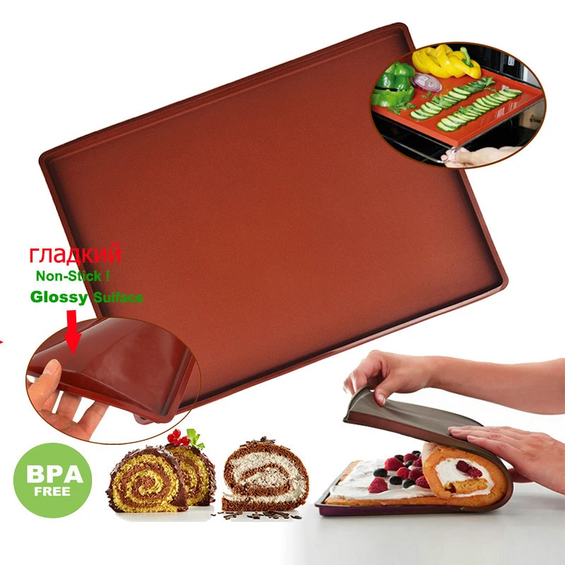 シリコンノンスティックベーキングマット、ケーキロール、パッド - Camping Cooking Mat のレビューと価格