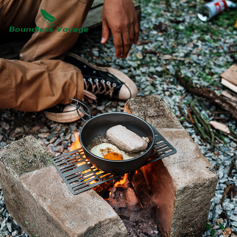 チタン製チャコールバーベキュープレート,頑丈,台所用品,バー - Camping Cooking Survival のレビューと価格