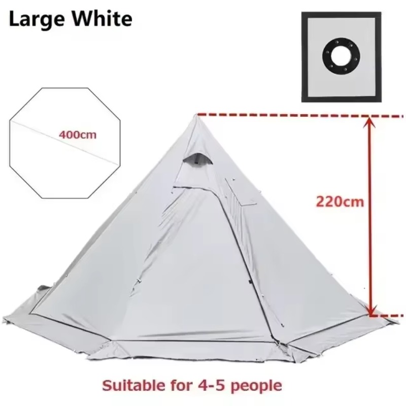 ピラミッド型テント スノースカート付き 超軽量アウトドアキャ - Camping Cooking Snow のレビューと価格